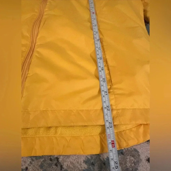 Vintage 2002 Tommy Hilfiger L Women Yellow Jacket Full Zip Windbreaker Fleece - Picture 15 of 16